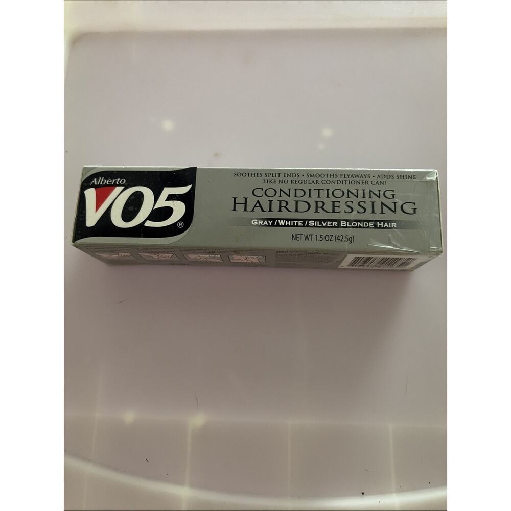 VO5 Conditioning Hairdressing Gray/White/Silver Blonde Hair New 1.5 oz.